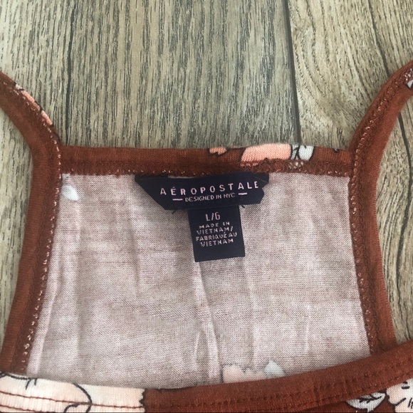 AERO FLORAL CROP TOP - Picture 3 of 3